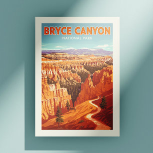 Vintage Bryce Canyon National Park Postcard