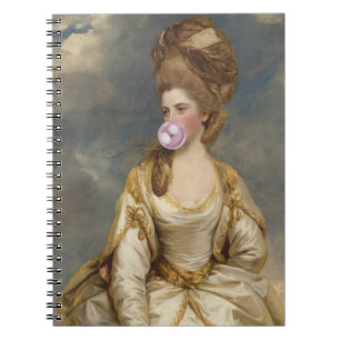 Vintage Bubblegum Portrait Notebook
