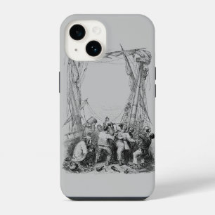 Vintage Buccaneers and a Shipwrecked Pirate Ship iPhone 14 Case