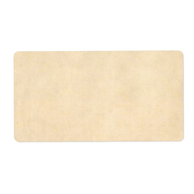 Vintage Buckskin Tan Leather Parchment Template (Front)