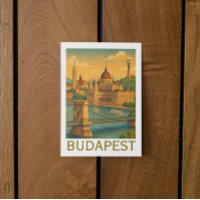 Vintage Budapest Hungary Travel Art Print