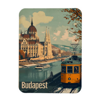 Vintage Budapest Magnet