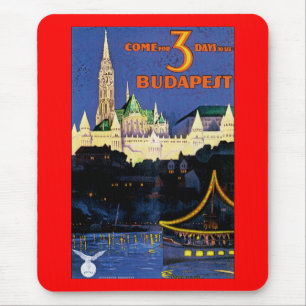 Vintage Budapest Mouse Mat