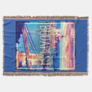 Vintage Budapest Throw Blanket