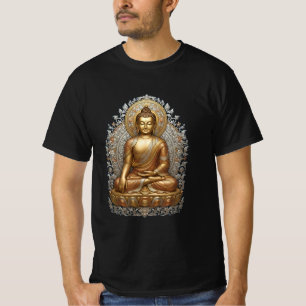 Vintage Buddha Art Men's T-Shirt Peaceful Medita