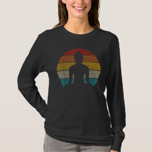 Vintage Buddha Buddhism Zen Spiritual Yoga Meditat T-Shirt