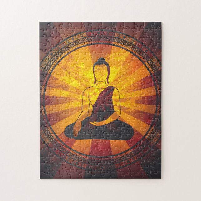 Vintage Buddha Jigsaw Puzzle (Vertical)
