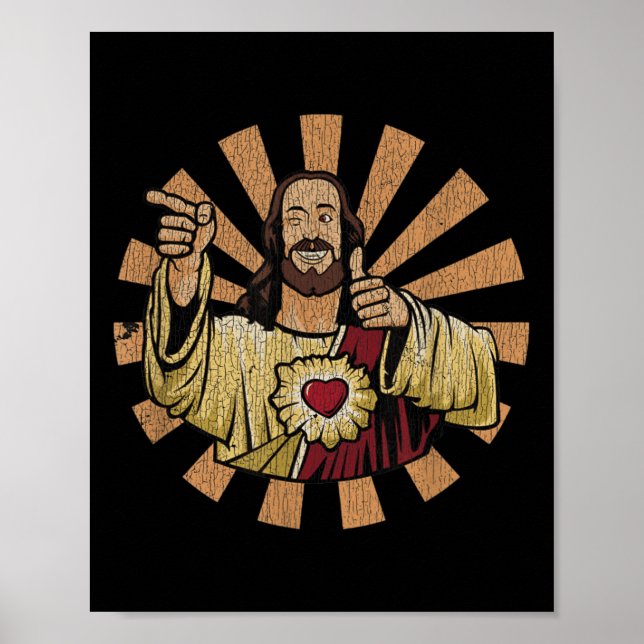 Vintage Buddy A Christ Christmas Jesus  Poster (Front)