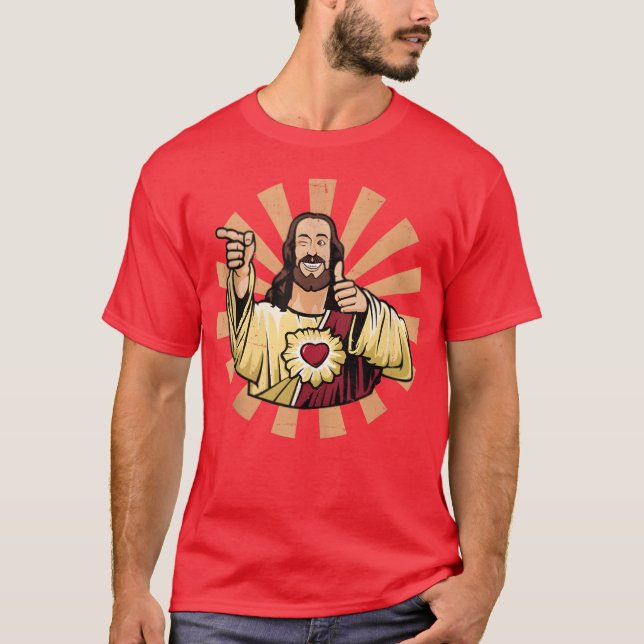 Vintage Buddy Christ friend T-Shirt (Front)