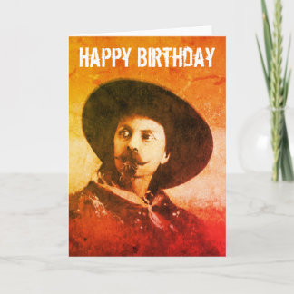 Vintage Buffalo Bill Birthday Card