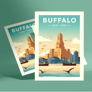 Vintage Buffalo Postcard
