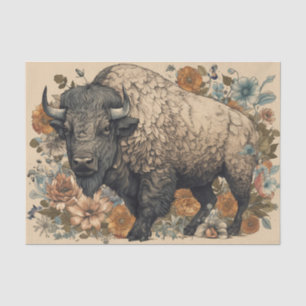 Vintage Buffalo Tissue Paper