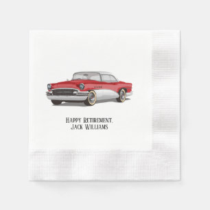 vintage Buick automobile for retirement Napkin
