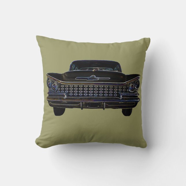 Vintage Buick Pillow (Front)