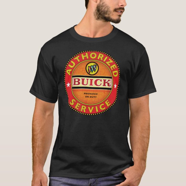 Vintage Buick service sign T-Shirt (Front)