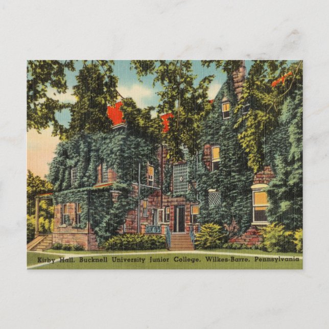 Vintage Building, Wilkes-Barre, Pennsylvania Postcard (Front)