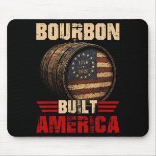 Vintage Built Aamerica 1776 2026 Patriotic Mouse Mat