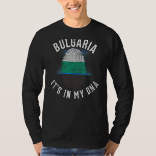 Vintage Bulgaria Flag It Is In My Dna Bulgarian T-Shirt
