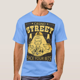 Vintage Bull Bear Market Investing Casino Street O T-Shirt