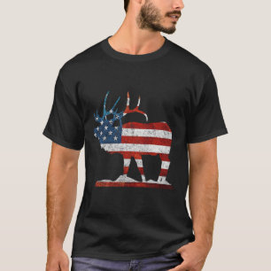 Vintage Bull Elk Shirt American Elk Hunting Gift