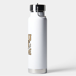 Vintage Bulldog You Bore Me Funny Dog Design_1 Water Bottle