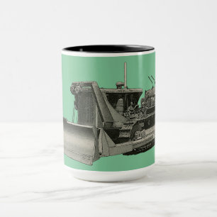 VINTAGE BULLDOZER OPERATING ENGINEER CUSTOM 1 MUG
