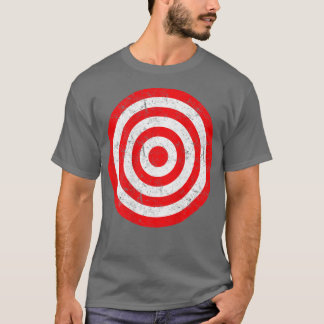 Vintage Bullseye Target Bulls Eye Prank Joke T-Shirt