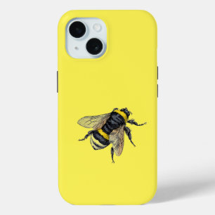 Vintage Bumble Bee iPhone 15 Case