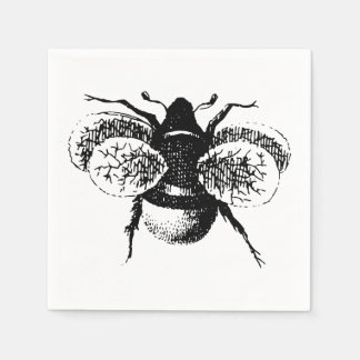Vintage Bumble Bee Napkin