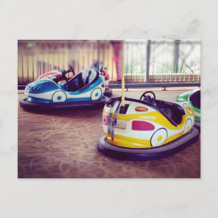 Vintage Bumper Car Card - Instagrammed
