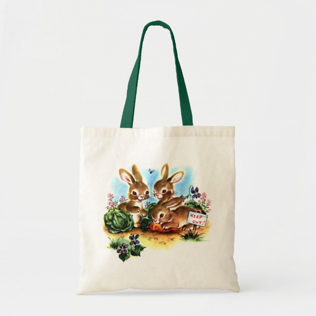 Vintage Bunnies Bag (Front)