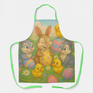 Vintage Bunny/Rabbit Easter Egg/Spring Apron