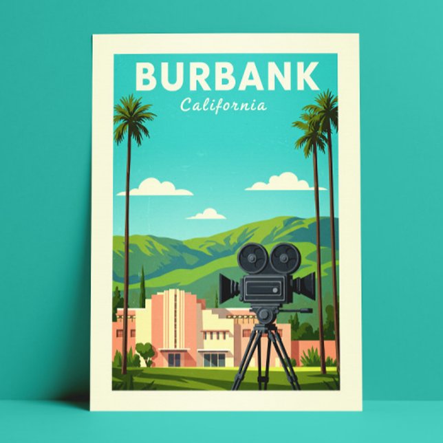 Vintage Burbank California Postcard (Creator Uploaded)