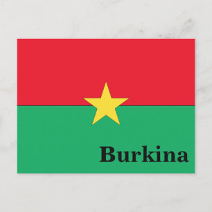 Vintage Burkina Travel Tourism Postcard