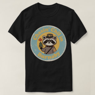 Vintage Burnaby BC Relaxing Racoon T-Shirt