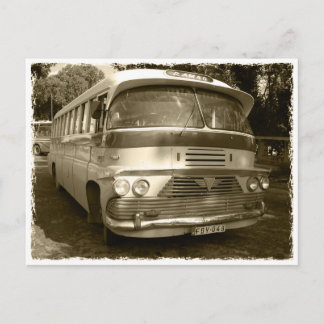 Vintage Bus at Malta Postcard