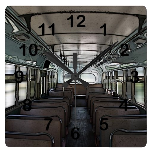 Image of vintage bus clock