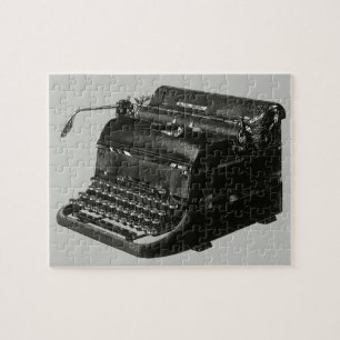 Vintage Business, Antique Office Manual Typewriter Jigsaw Puzzle
