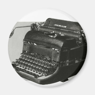 Vintage Business, Antique Office Manual Typewriter Magnet