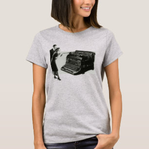 Vintage Business, Antique Office Manual Typewriter T-Shirt