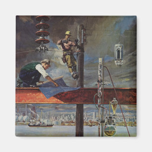 Vintage Business, Architects and Construction Magnet