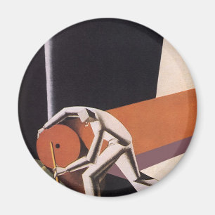 Vintage Business, Art Deco Fabrics and Textiles Magnet