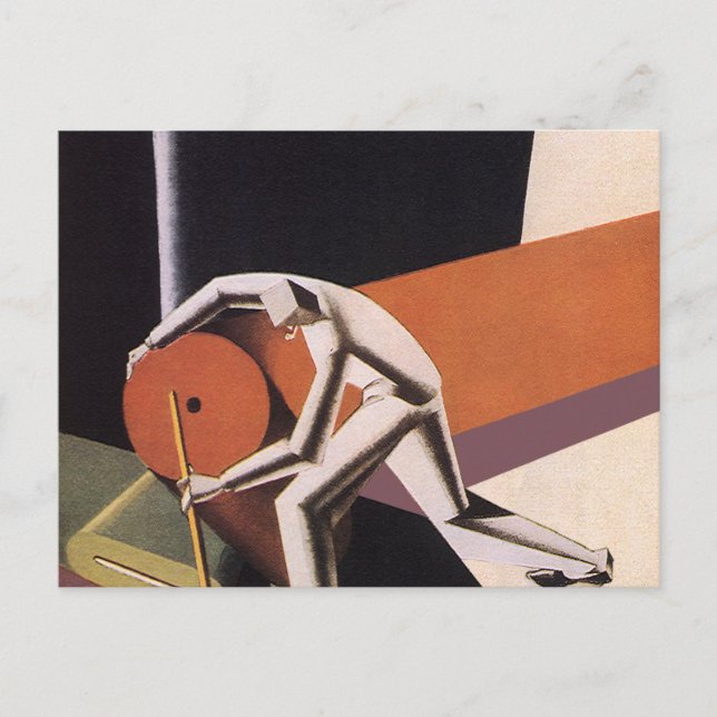 Vintage Business, Art Deco Fabrics and Textiles Postcard (Front)