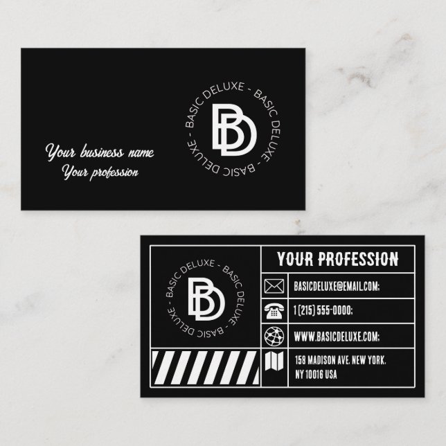 Vintage Business Card  (Front/Back)