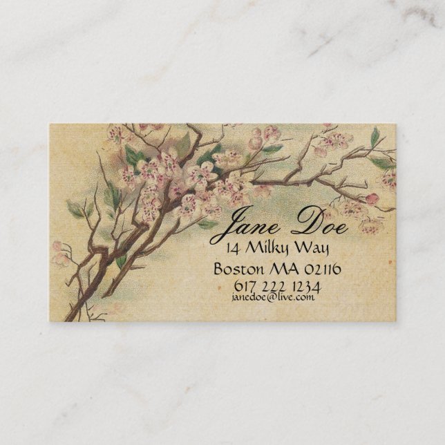 Vintage Business Card (Front)