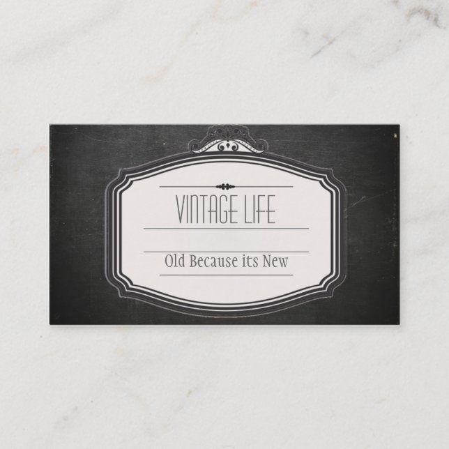 Vintage Business Card (Front)