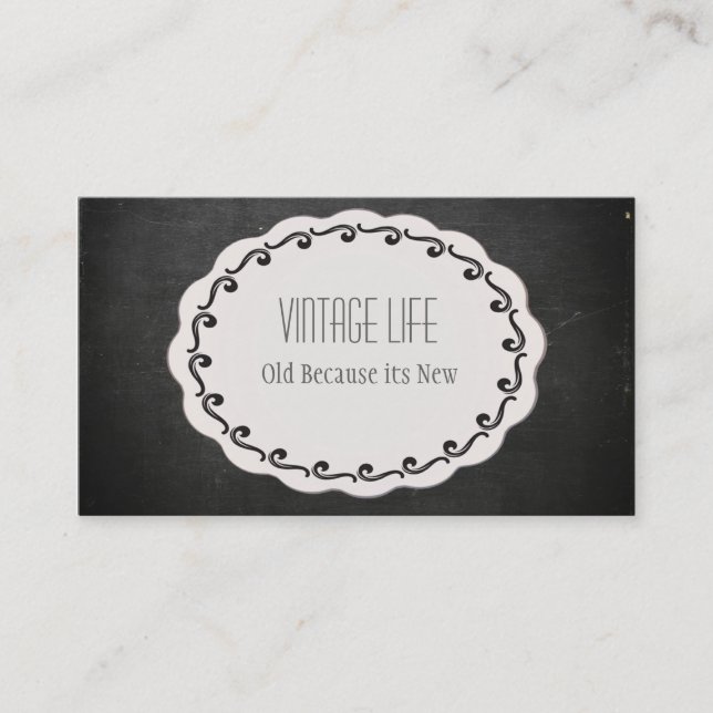 Vintage Business Card (Front)