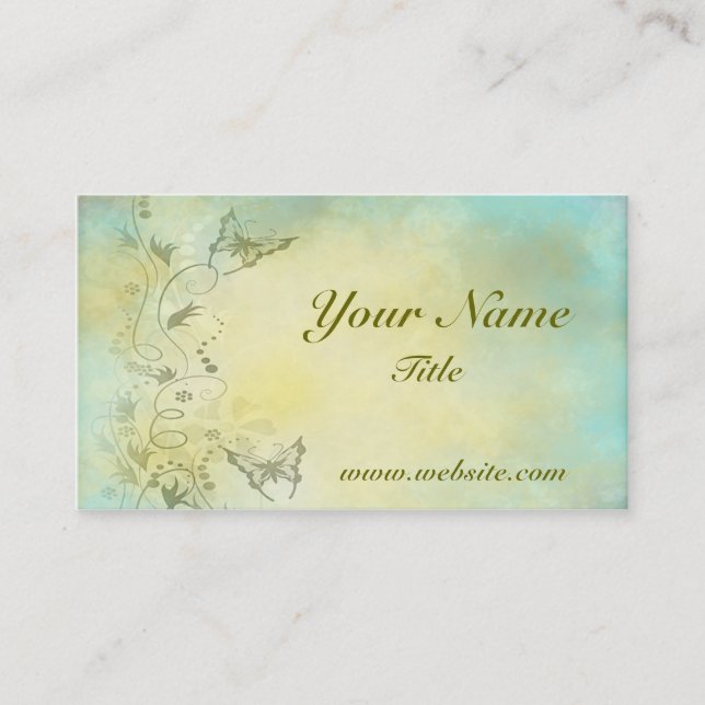 Vintage Business Card (Front)