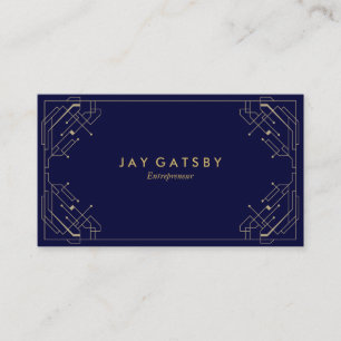 Vintage Business Card   Art Deco/Art Nouveau