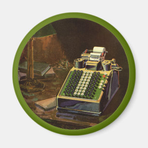 Vintage Business Comptometer Accounting Calculator Magnet